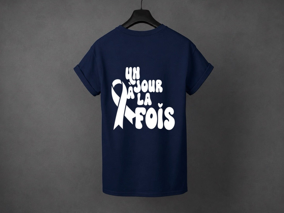 T-shirt unisexe «Un jour à la fois»