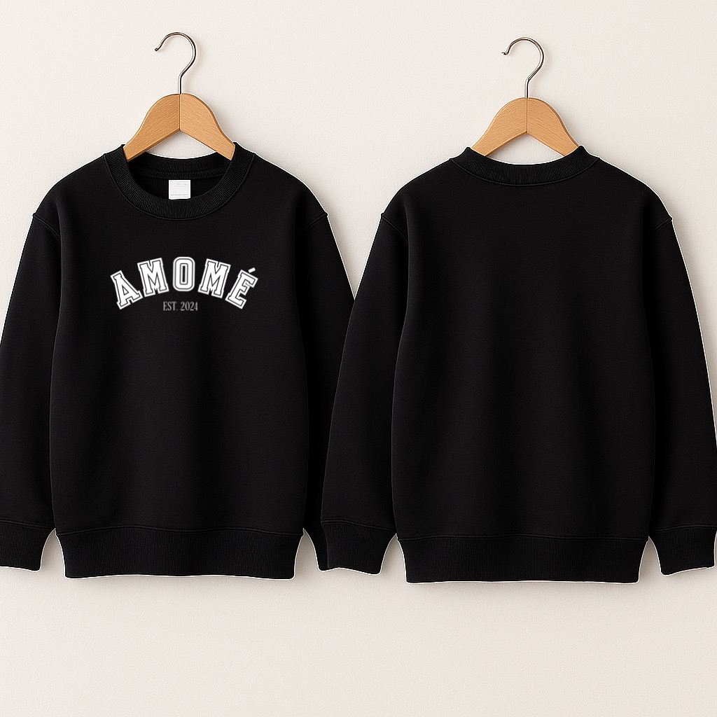 Crewneck enfant «Amomé EST. 2024»