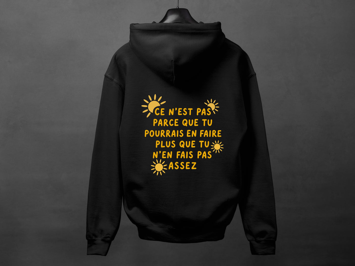 Hoodie unisexe «Suffisant»