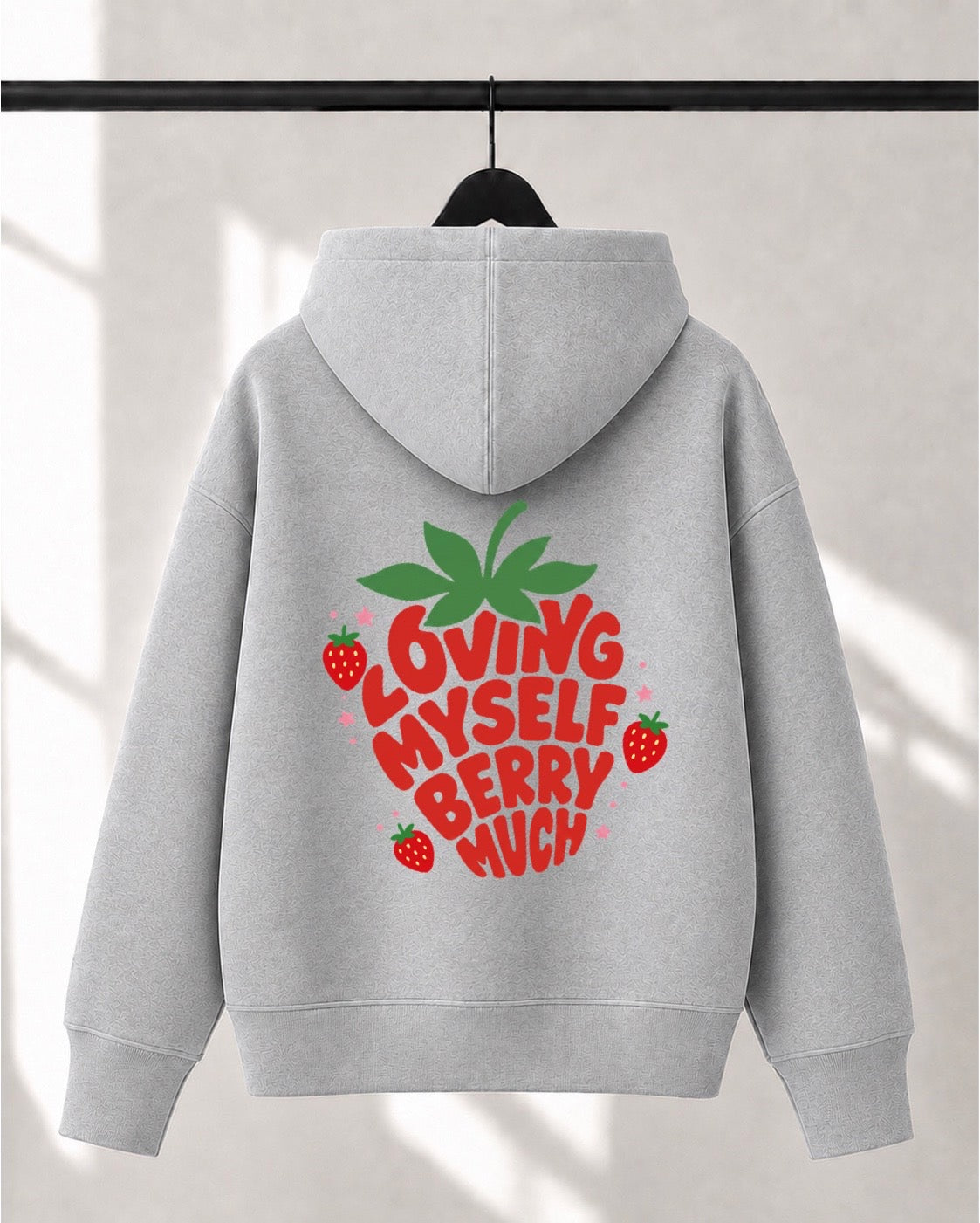 Hoodie Lusso unisexe «Loving myself berry much»
