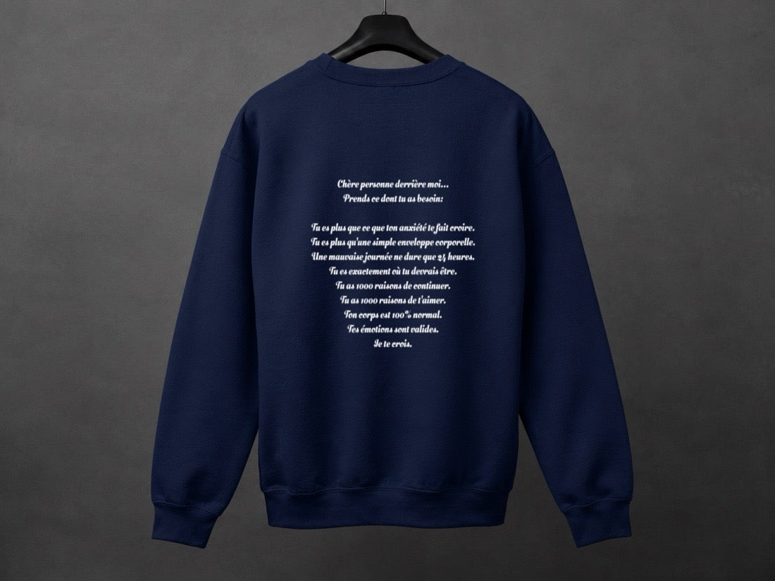 Crewneck unisexe «Be kind»