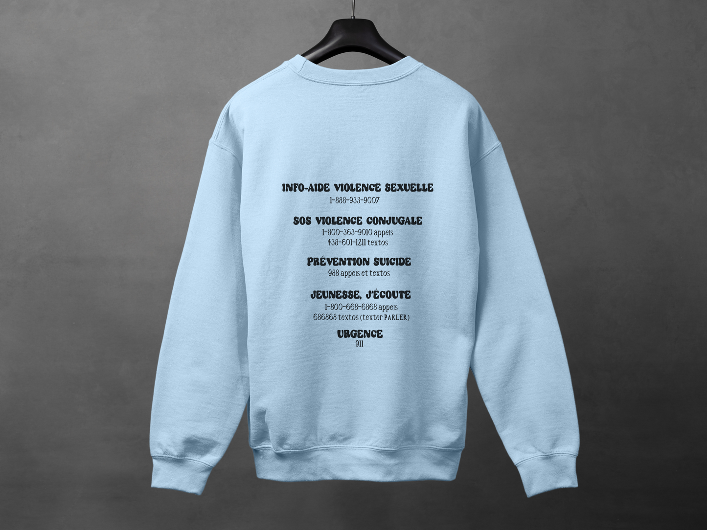 Crewneck unisexe «You matter»