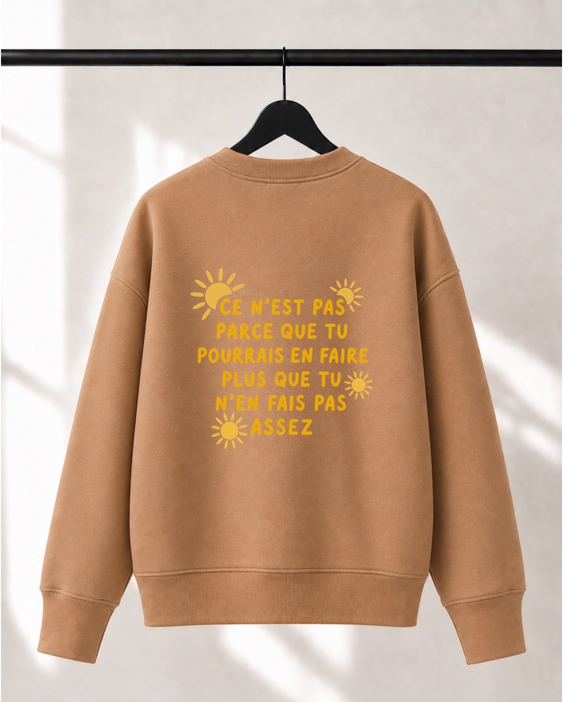 Crewneck Lusso unisexe «Suffisant»
