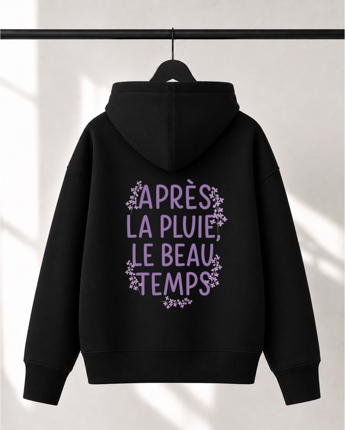 Hoodie Lusso unisexe «Après la pluie, le beau temps»