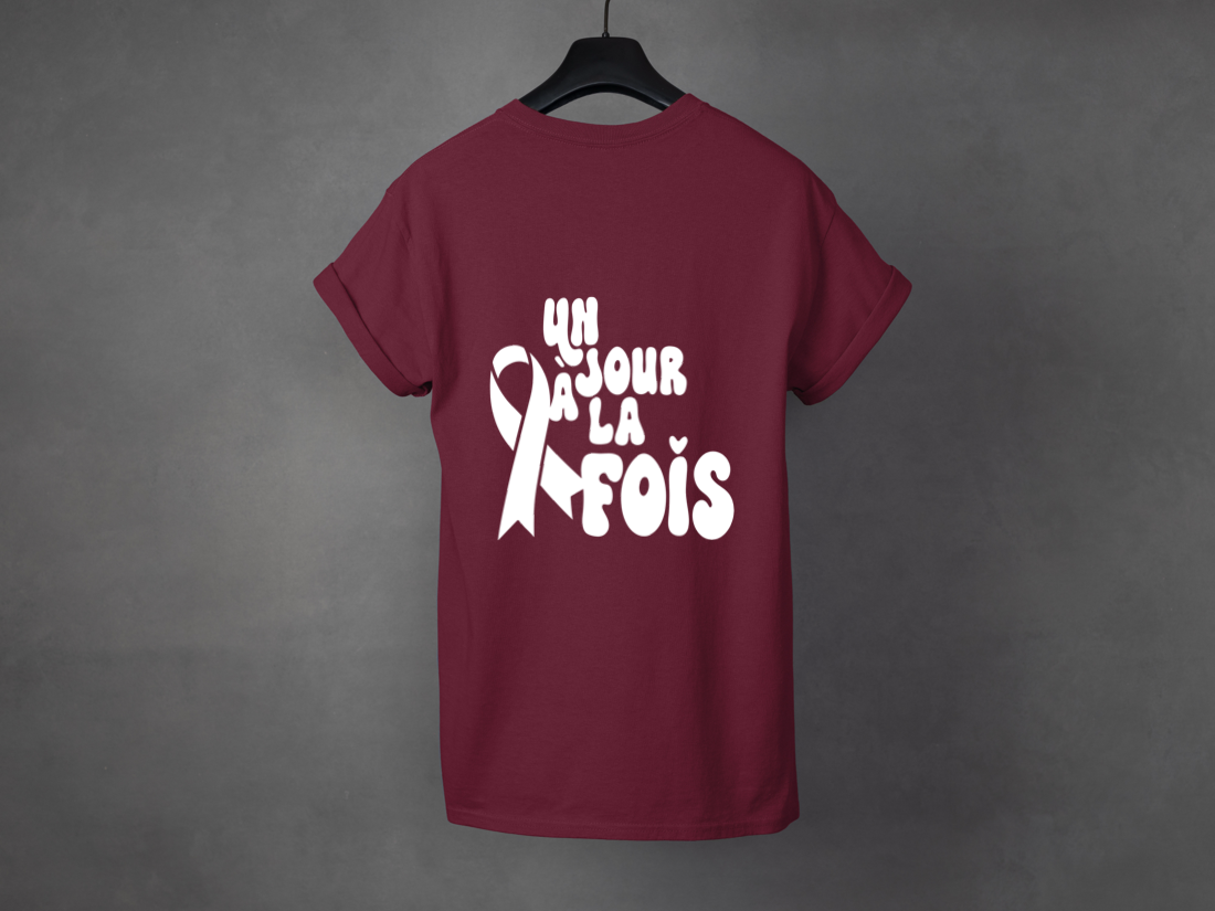 T-shirt unisexe «Un jour à la fois»
