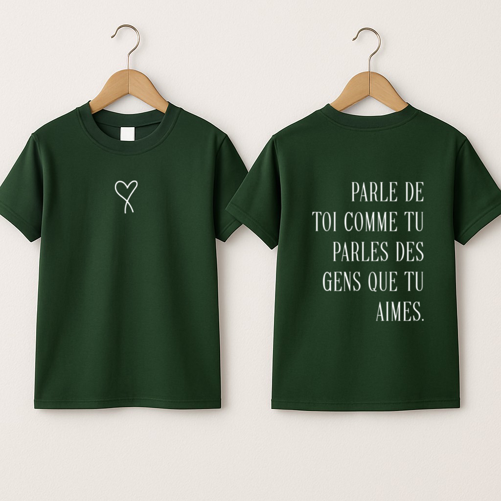 T-shirt enfant «Parle de toi avec amour»