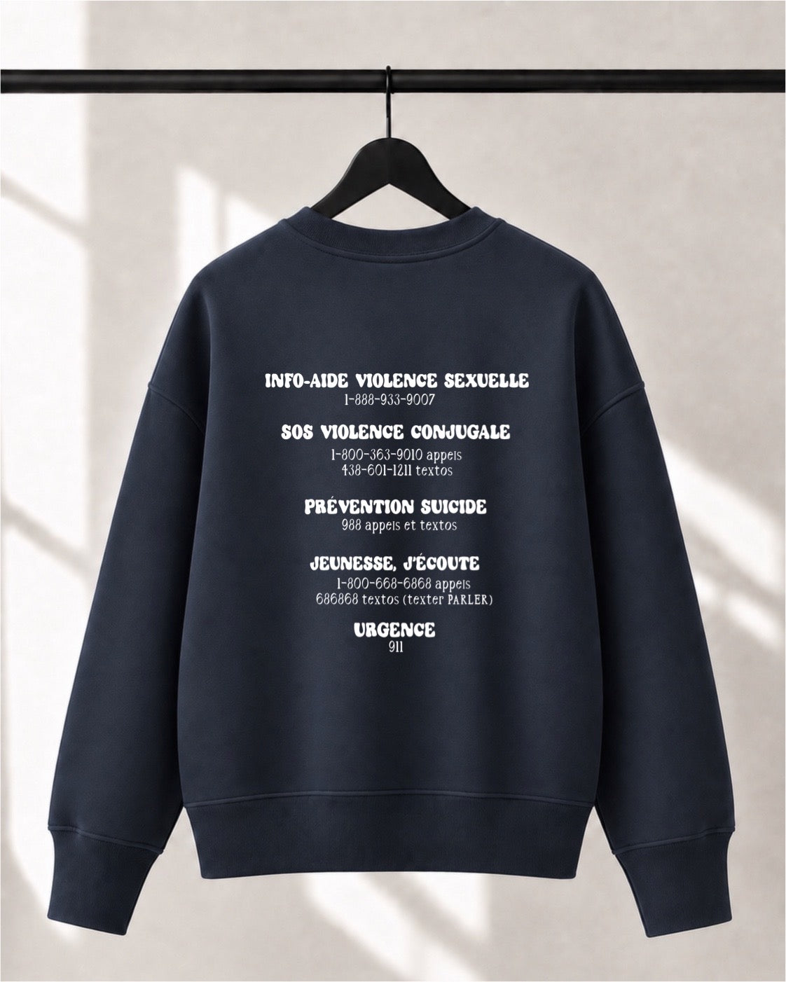 Crewneck Lusso unisexe «You matter»