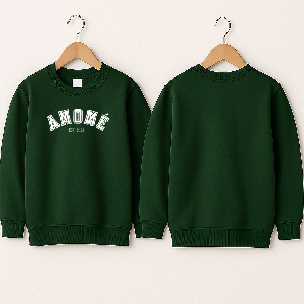 Crewneck enfant «Amomé EST. 2024»