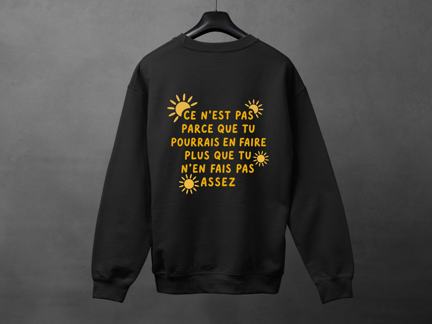 Crewneck unisexe «Suffisant»