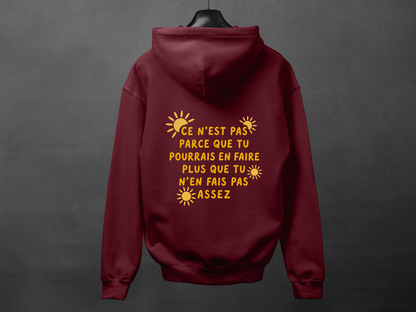 Hoodie unisexe «Suffisant»