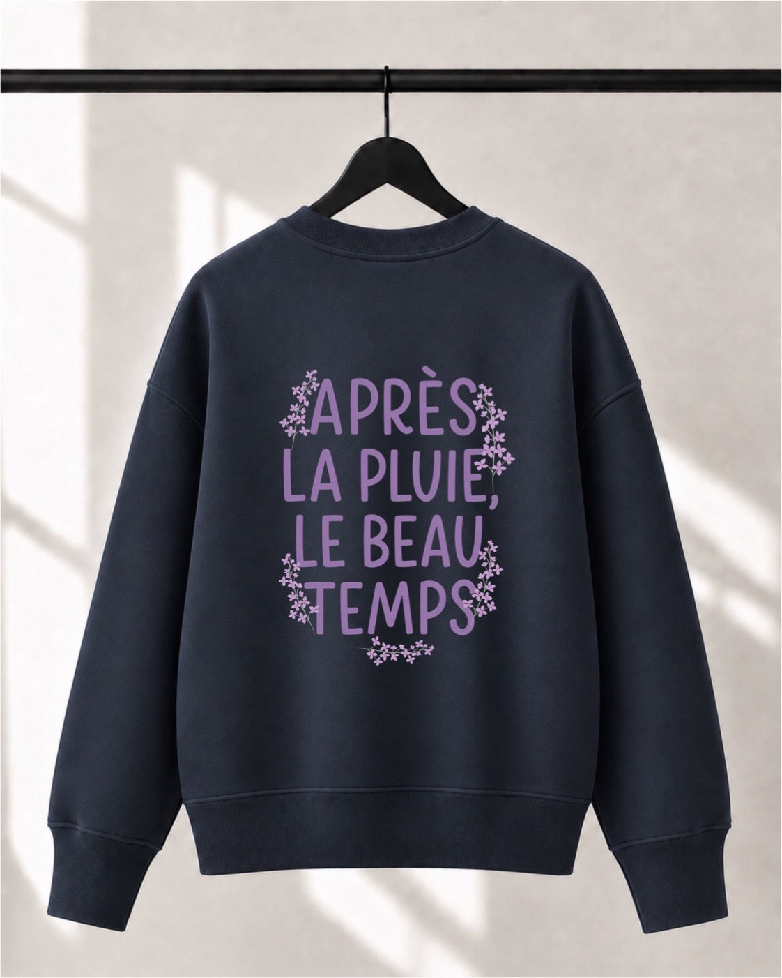 Crewneck Lusso unisexe «Après la pluie, le beau temps»