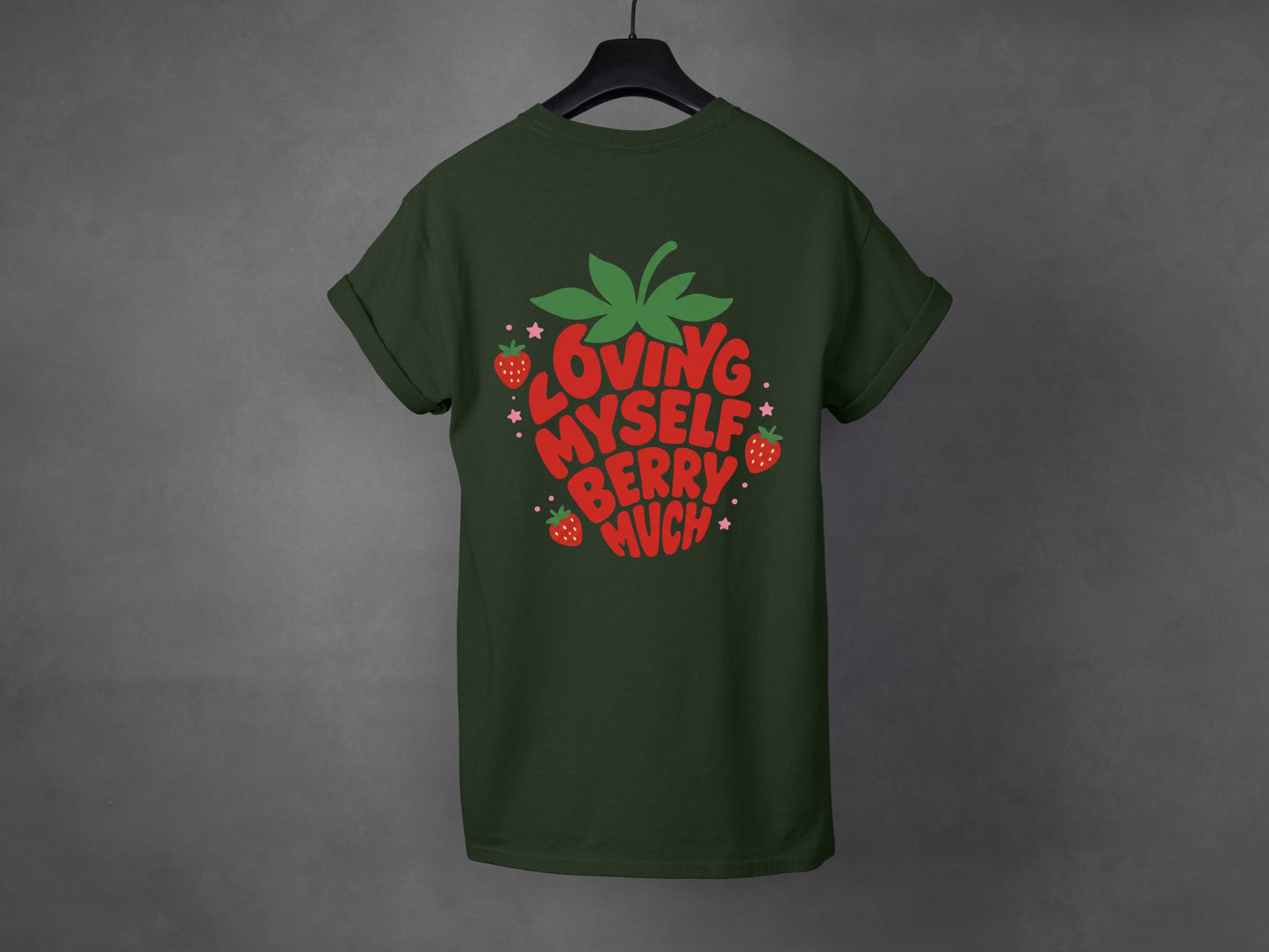 T-shirt unisexe «Loving myself berry much»