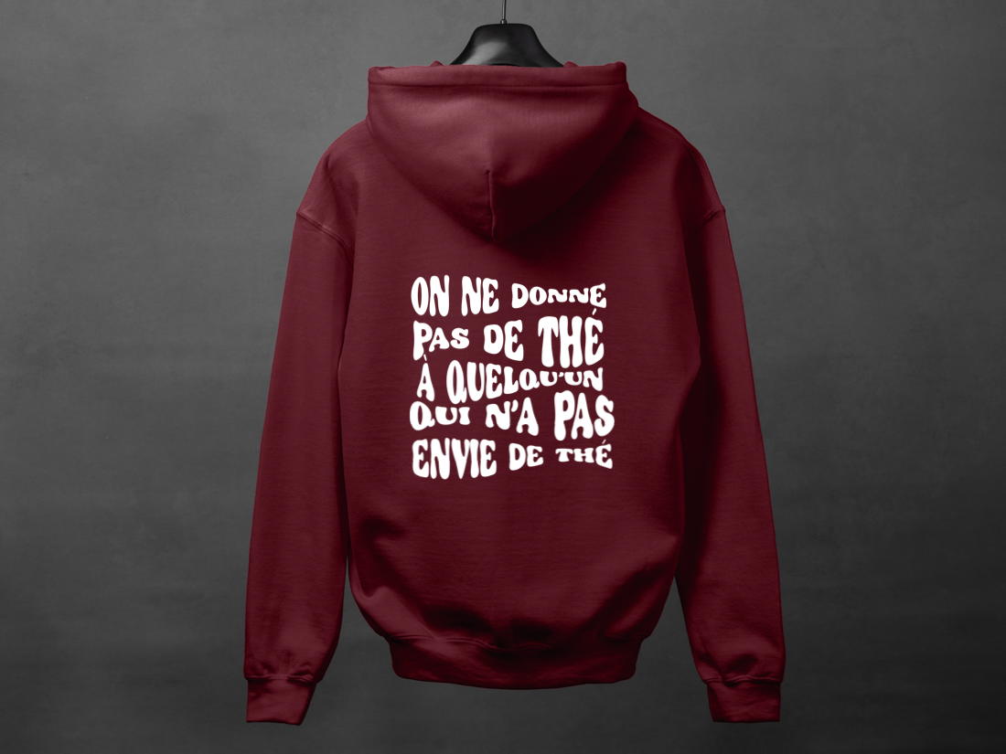 Hoodie unisexe «Consen-thé-ment»
