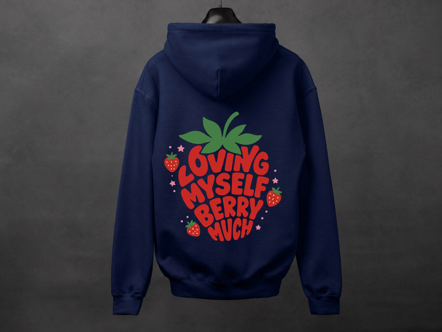Hoodie unisexe «Loving myself berry much»