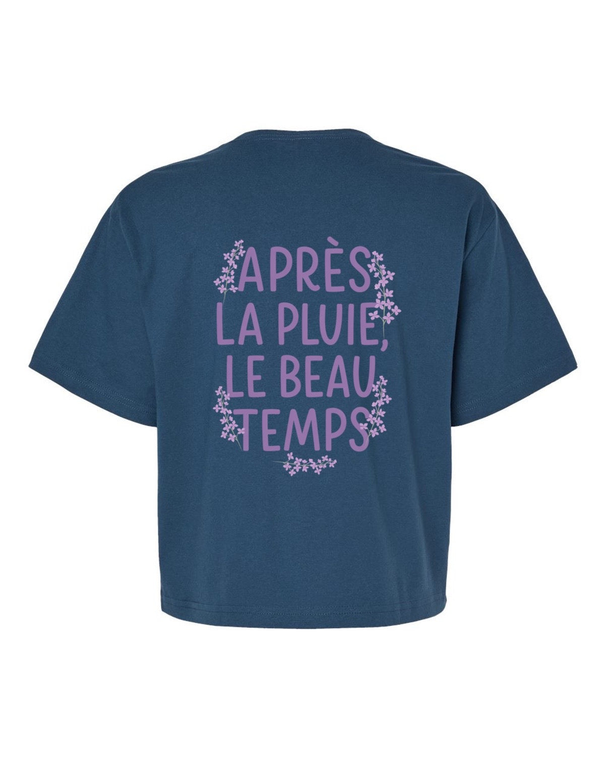 T-shirt court «Après la pluie, le beau temps»