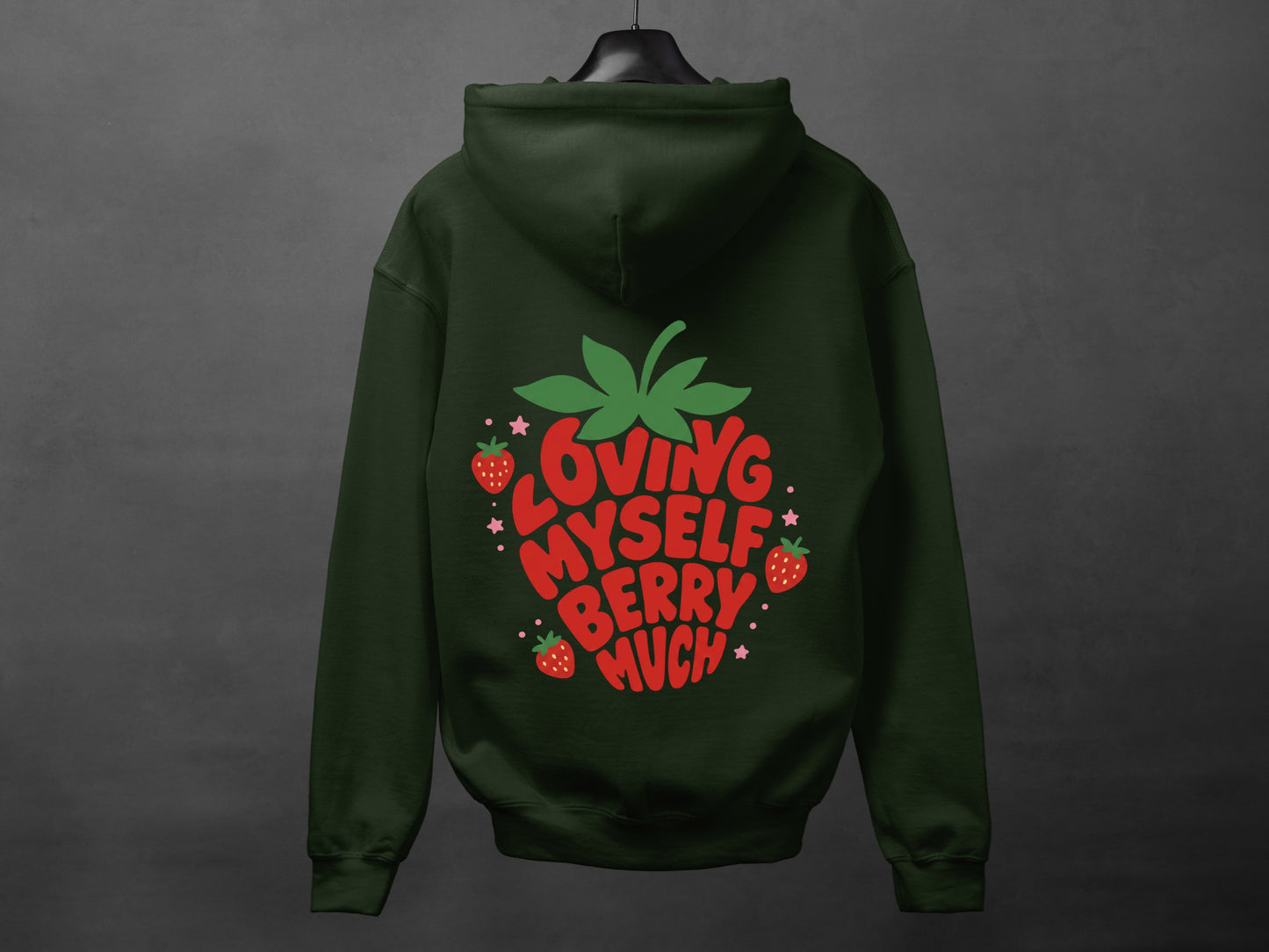 Hoodie unisexe «Loving myself berry much»