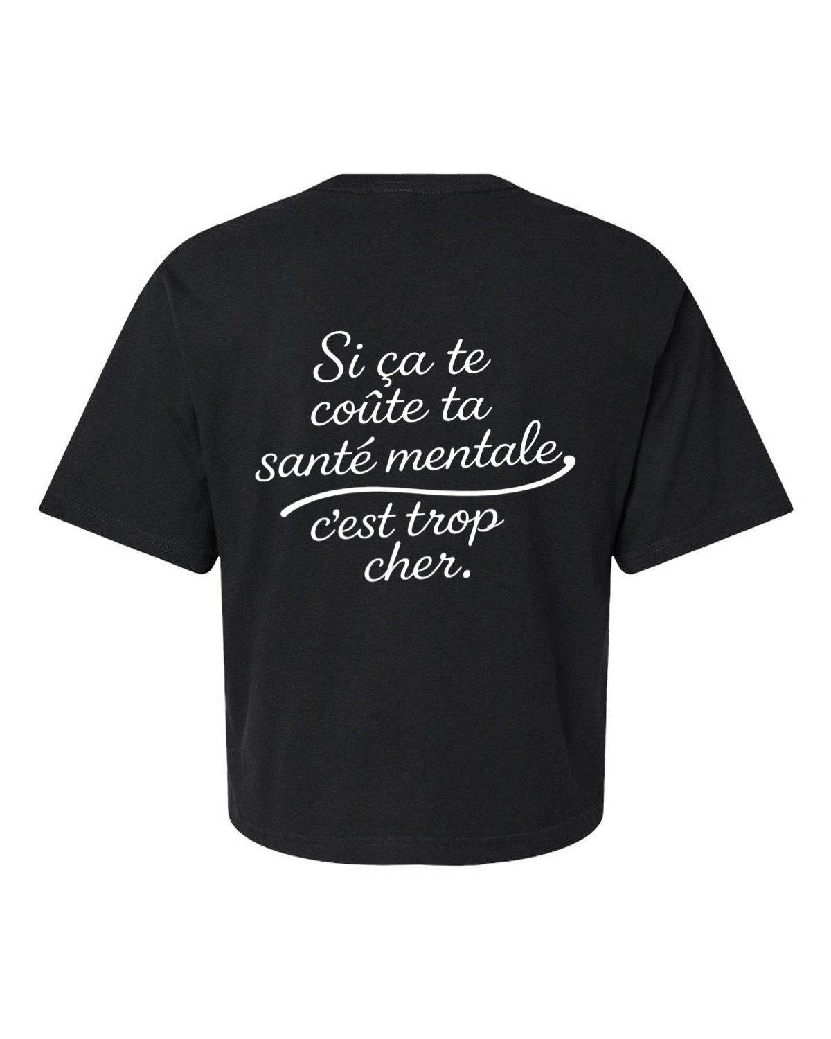 T-shirt court «Santé mentale»