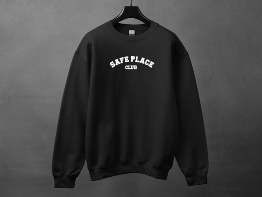 Crewneck unisexe «Safe place club»