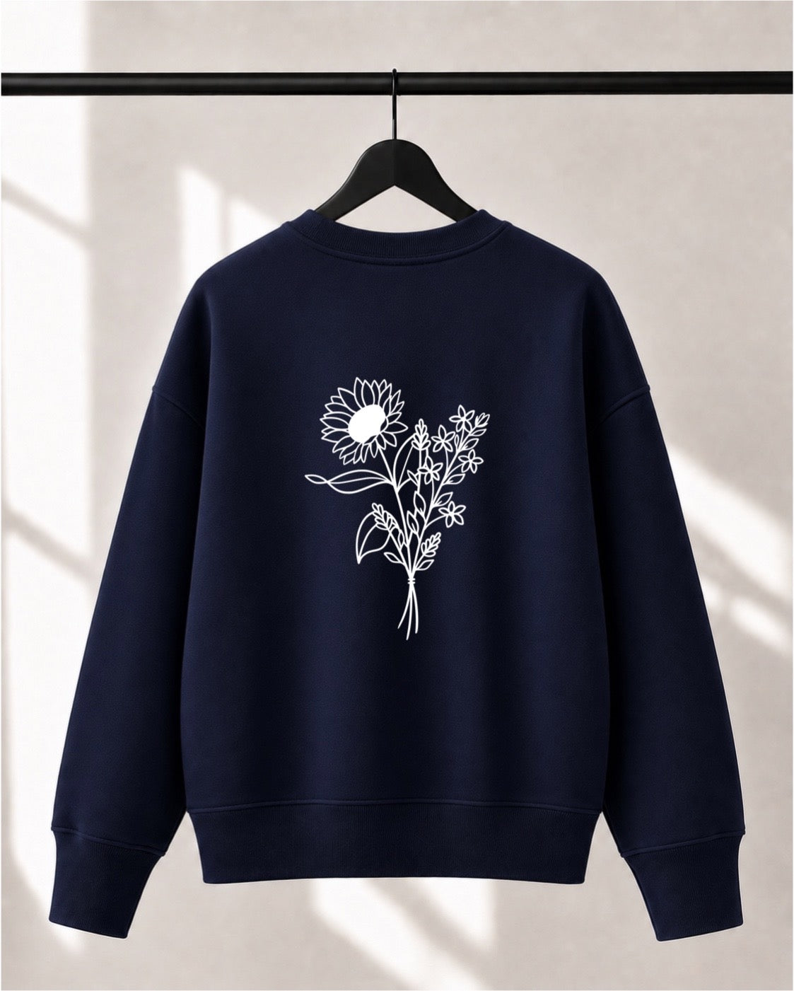 Crewneck Lusso unisexe «I can buy myself flowers»