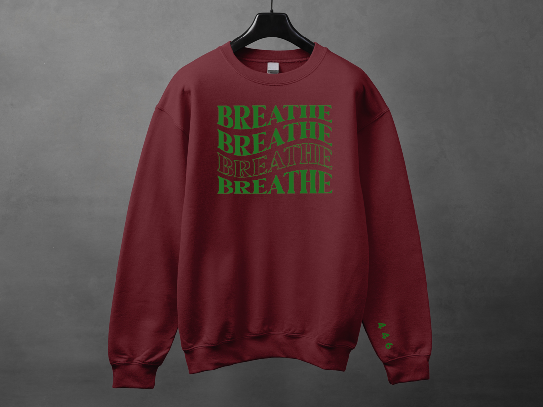 Crewneck unisexe «Breathe»