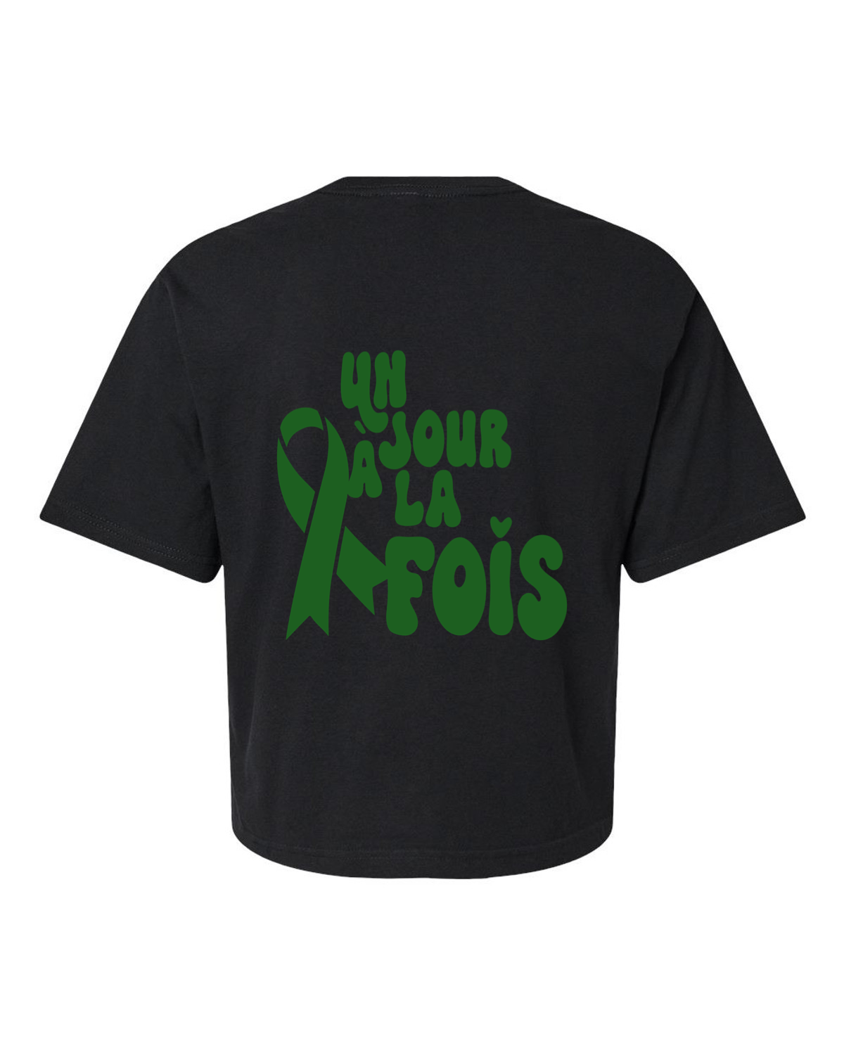 T-shirt court « Un jour à la fois »