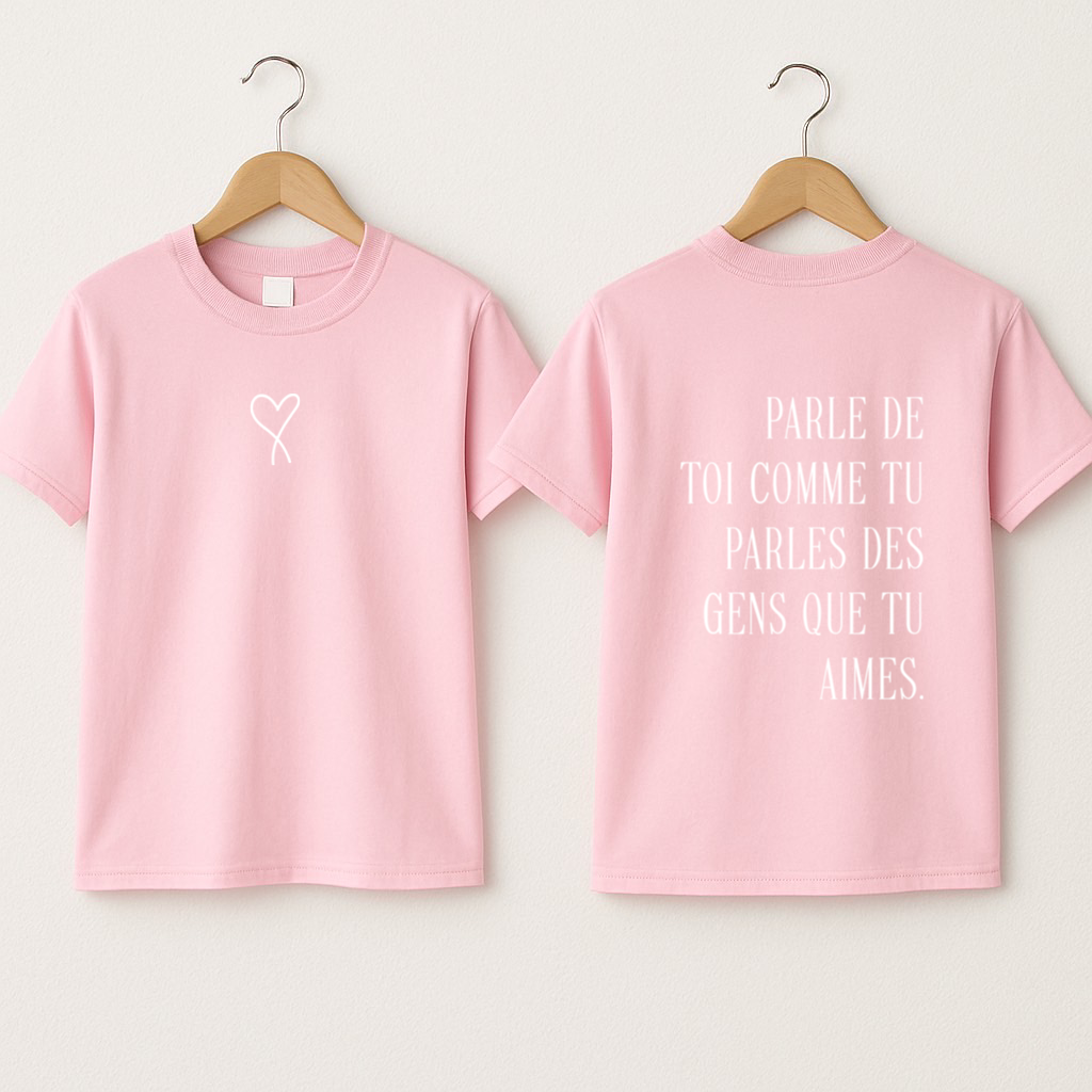 T-shirt bébé «Parle de toi avec amour»