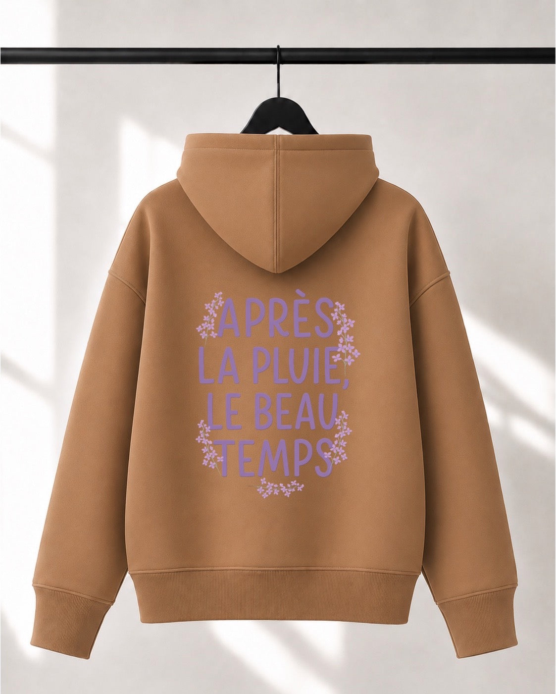 Hoodie Lusso unisexe «Après la pluie, le beau temps»