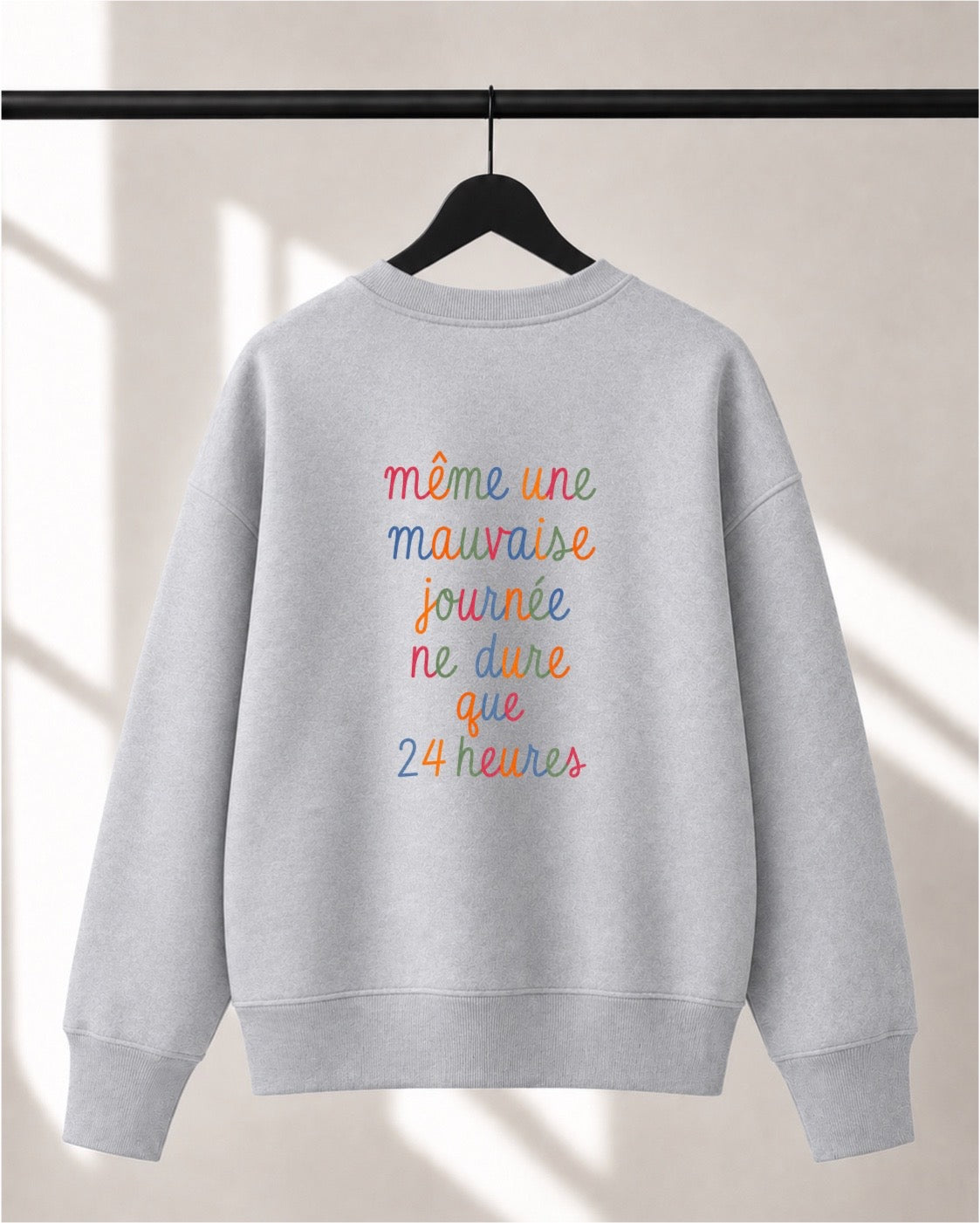 Crewneck Lusso unisexe «24 heures»