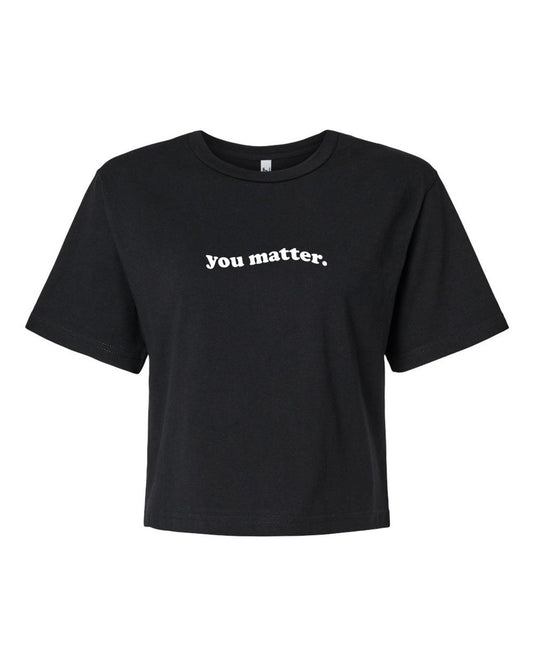 T-shirt court « You matter »