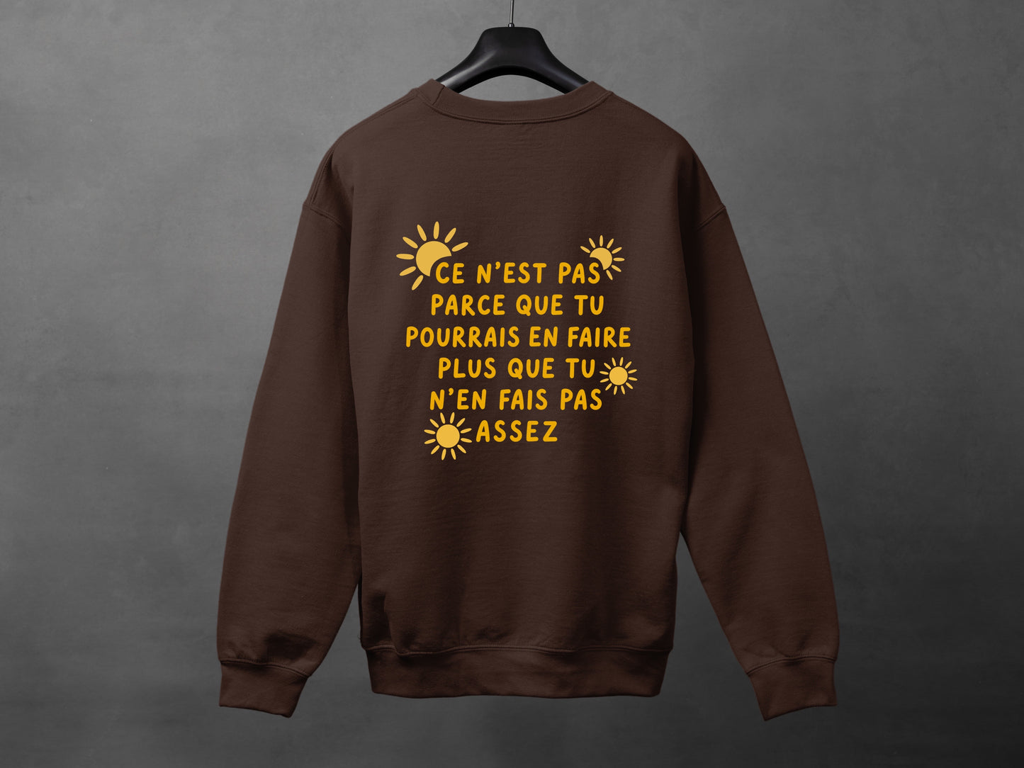 Crewneck unisexe «Suffisant»