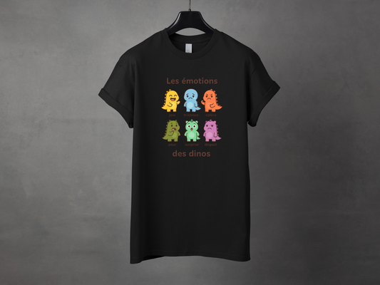 T-shirt unisexe «Émotions dinos»