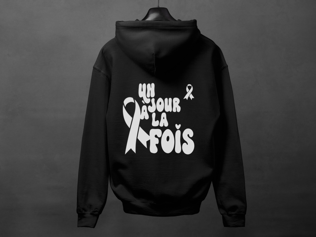 Hoodie unisexe «Un jour à la fois»