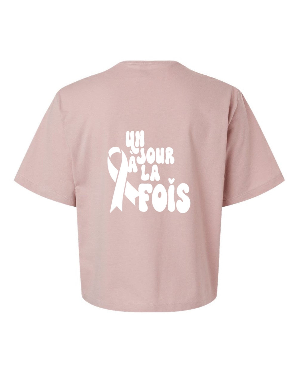 T-shirt court « Un jour à la fois »