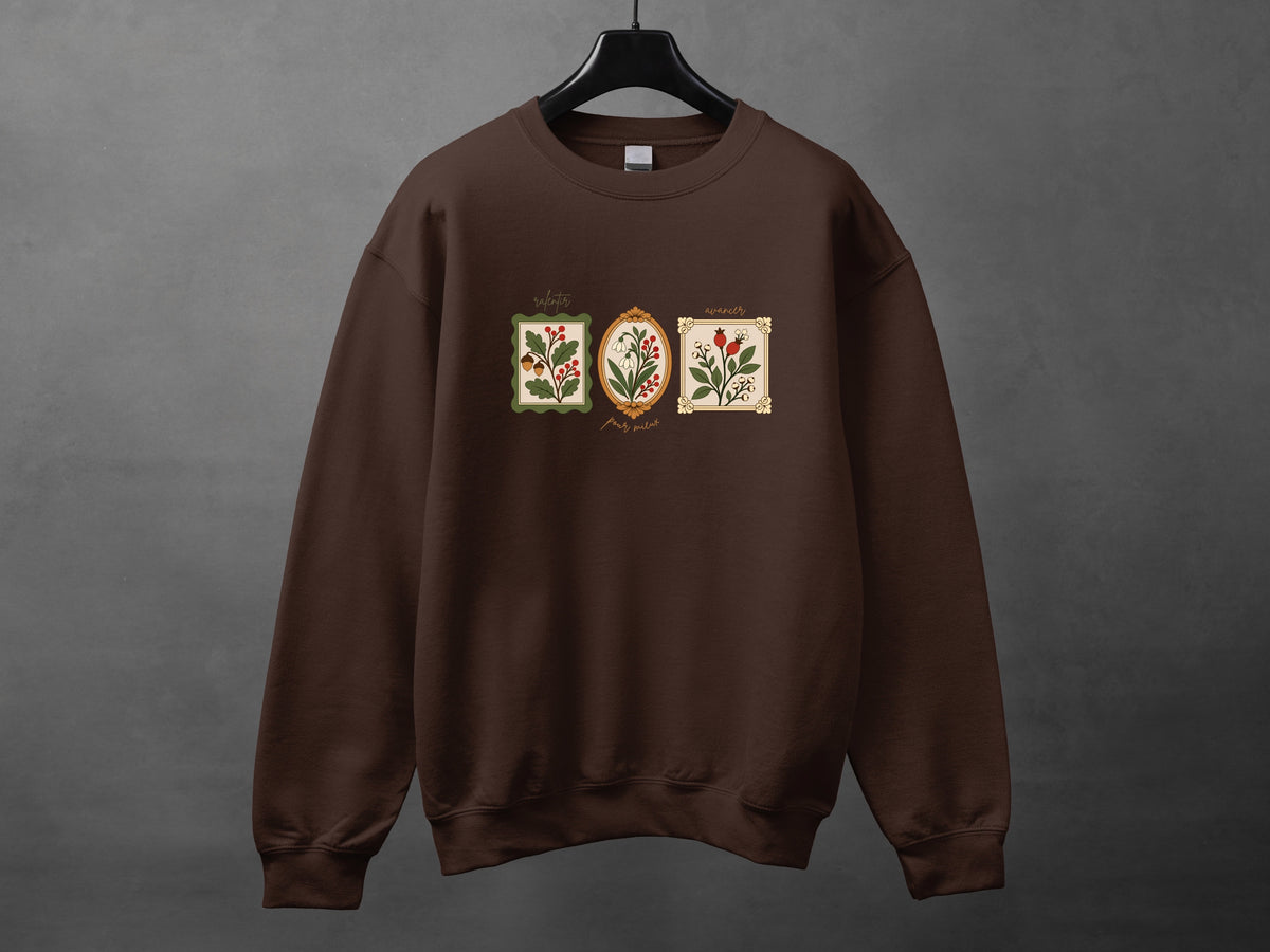 Crewneck unisexe «Ralentir pour mieux avancer»