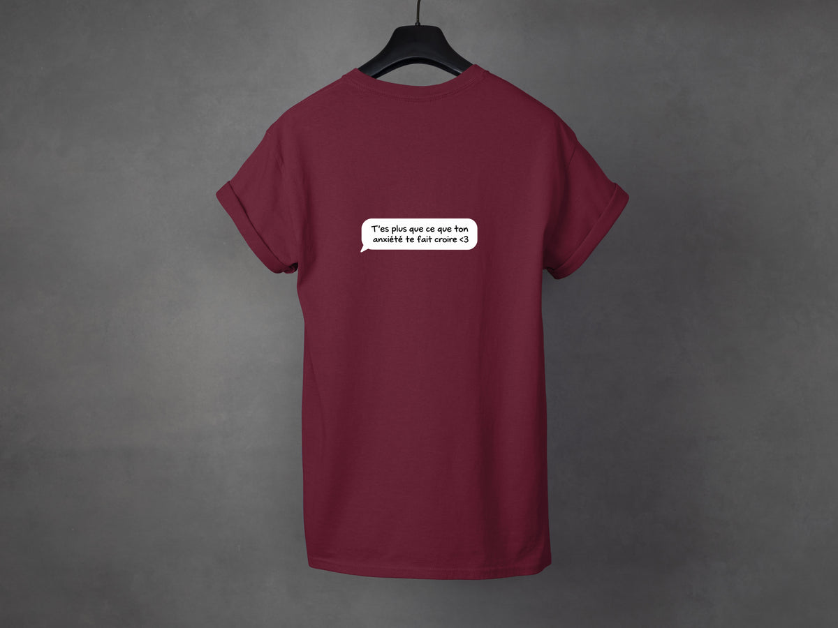 T-shirt unisexe «Texto du cœur»