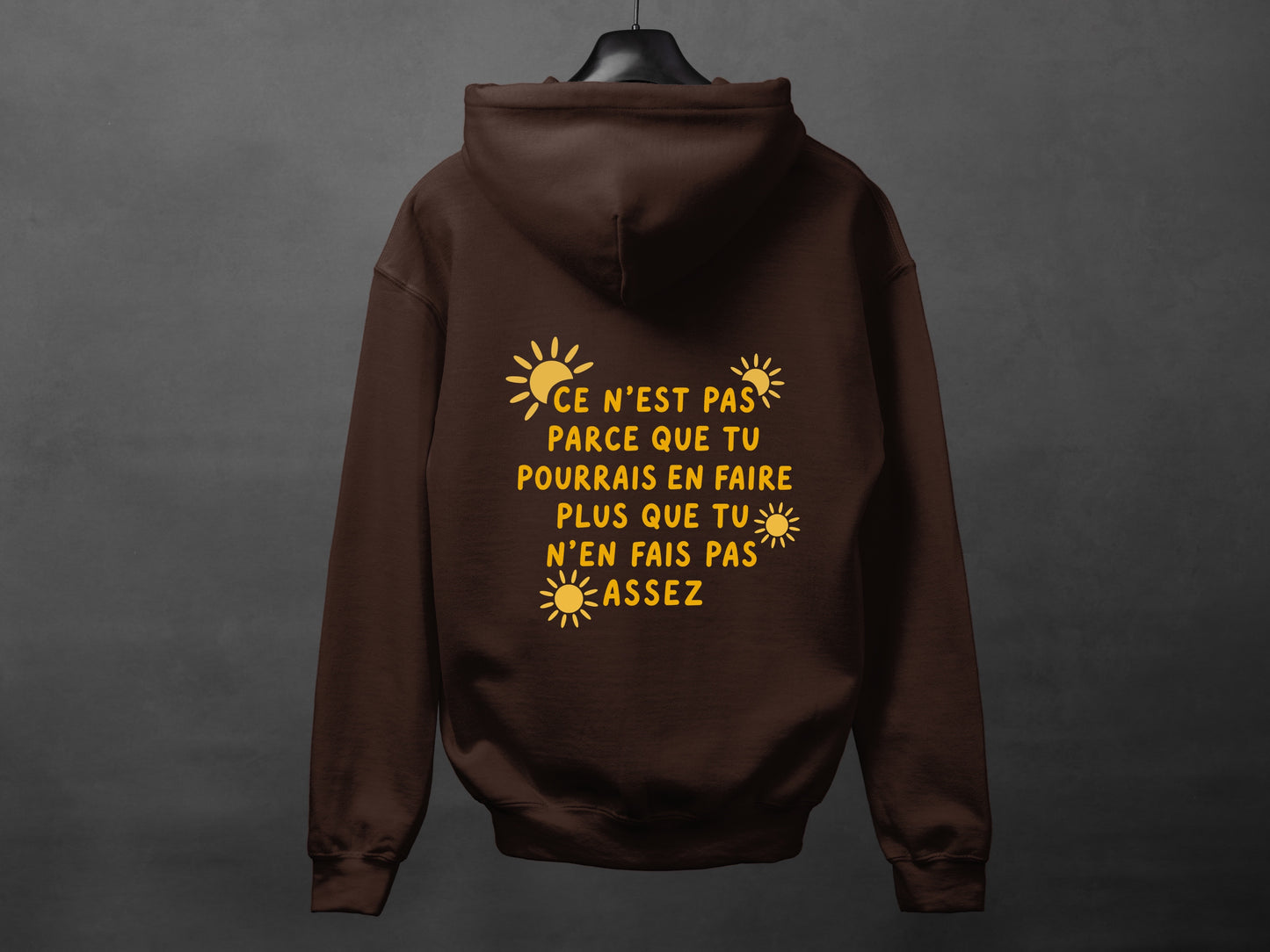 Hoodie unisexe «Suffisant»