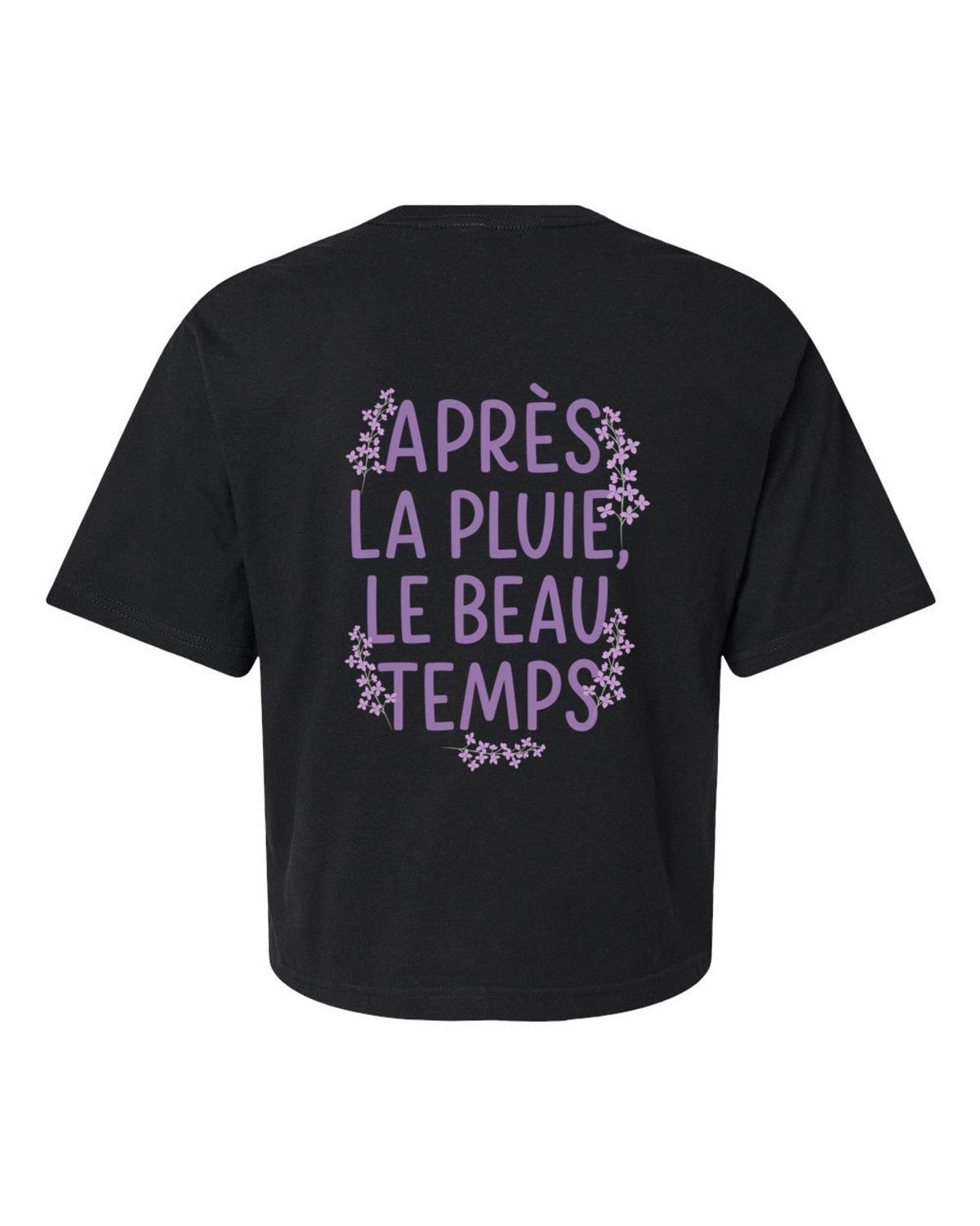 T-shirt court «Après la pluie, le beau temps»
