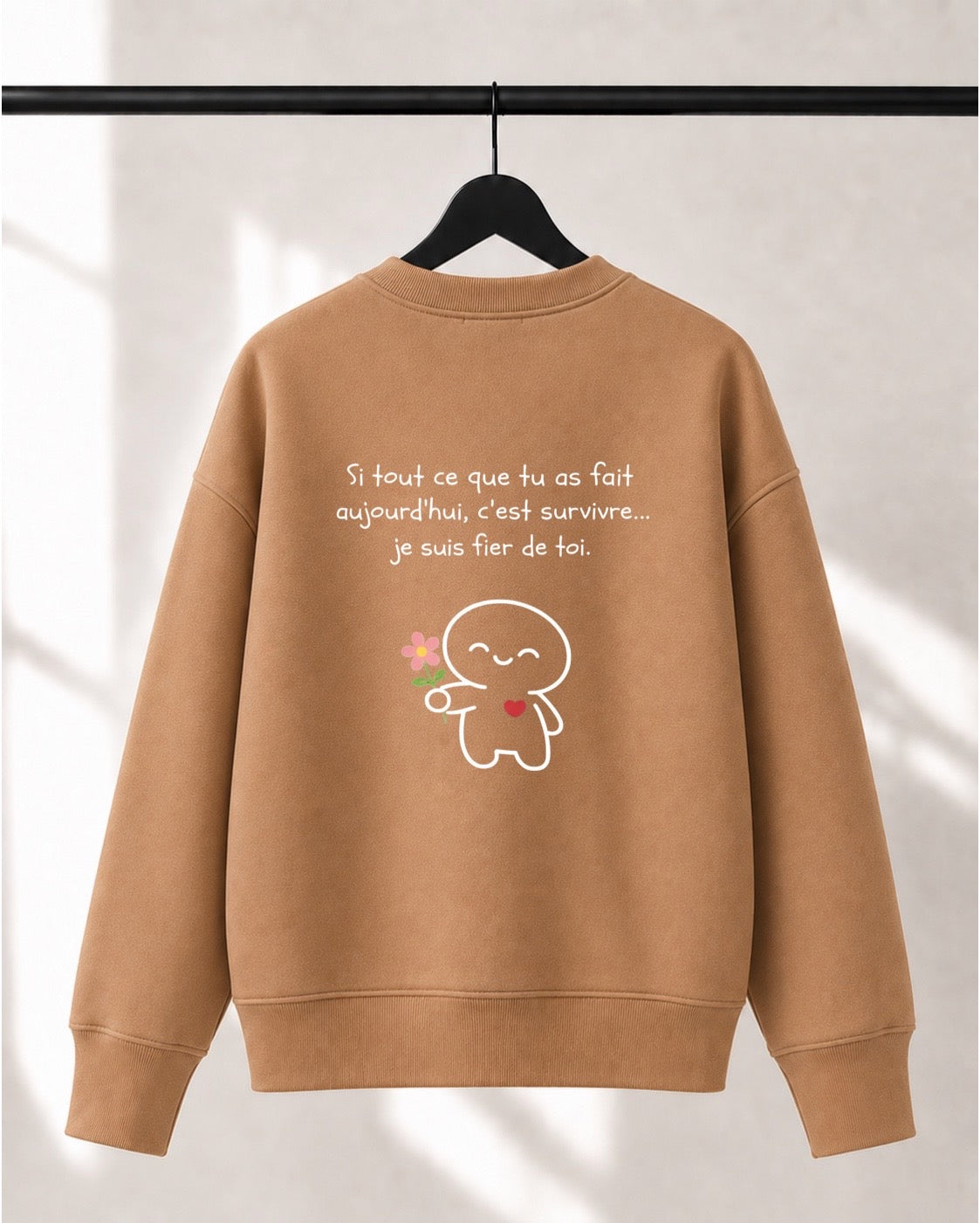 Crewneck Lusso unisexe «Aujourd'hui»