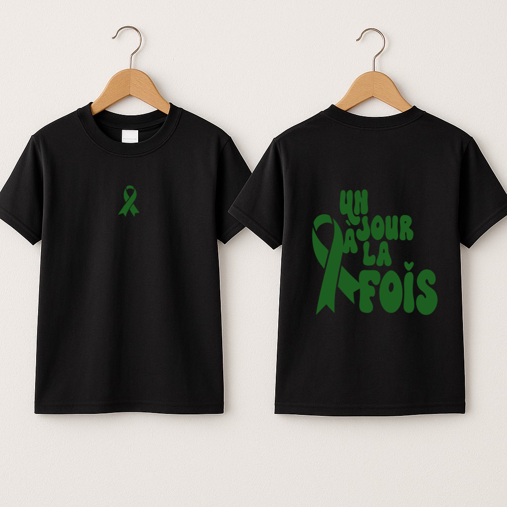 T-shirt bébé « Un jour à la fois »