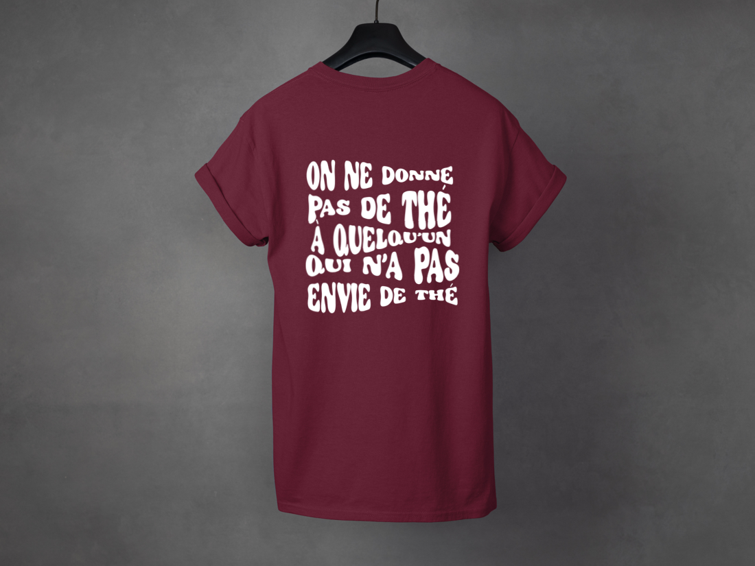 T-shirt unisexe «Consen-thé-ment»