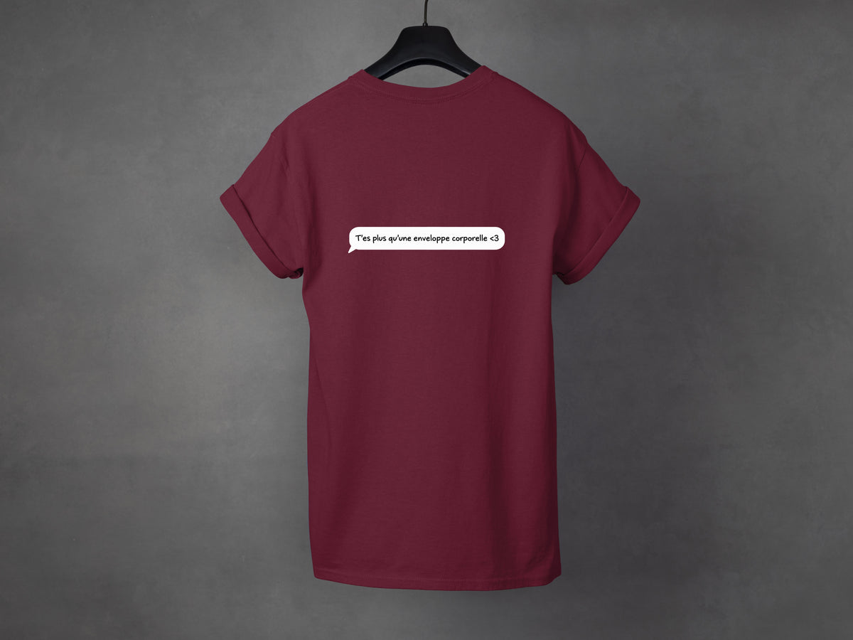 T-shirt unisexe «Texto du cœur»