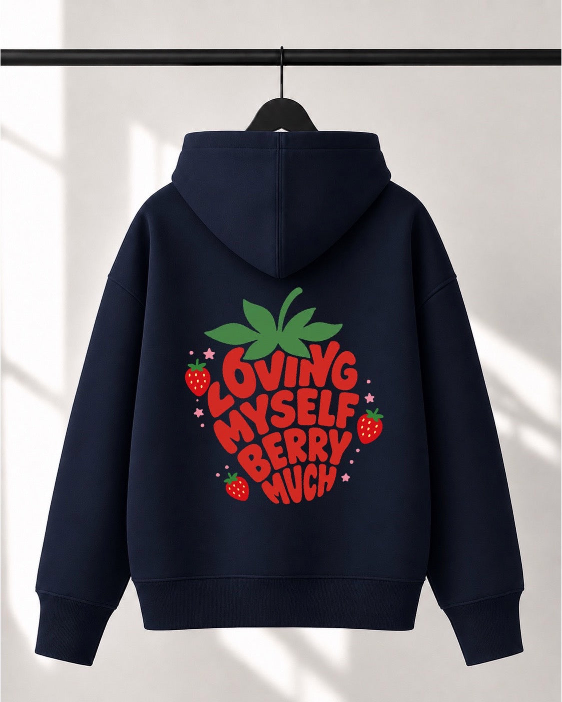 Hoodie Lusso unisexe «Loving myself berry much»