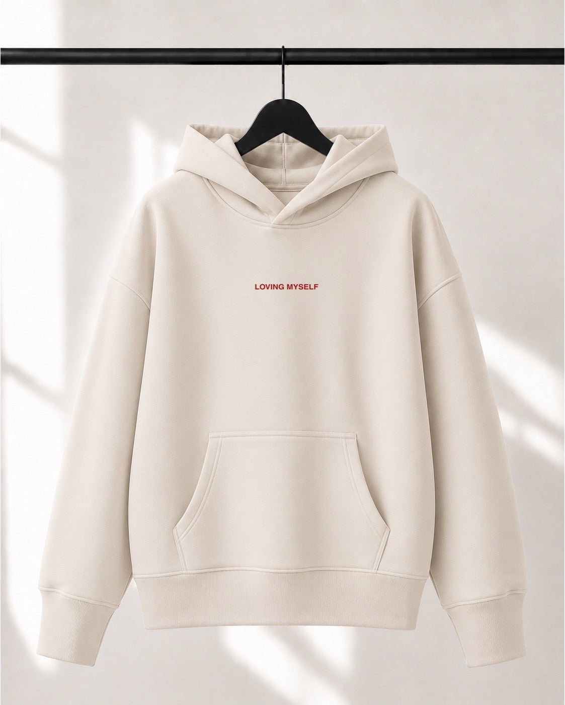 Hoodie Lusso unisexe «Loving myself to the core»