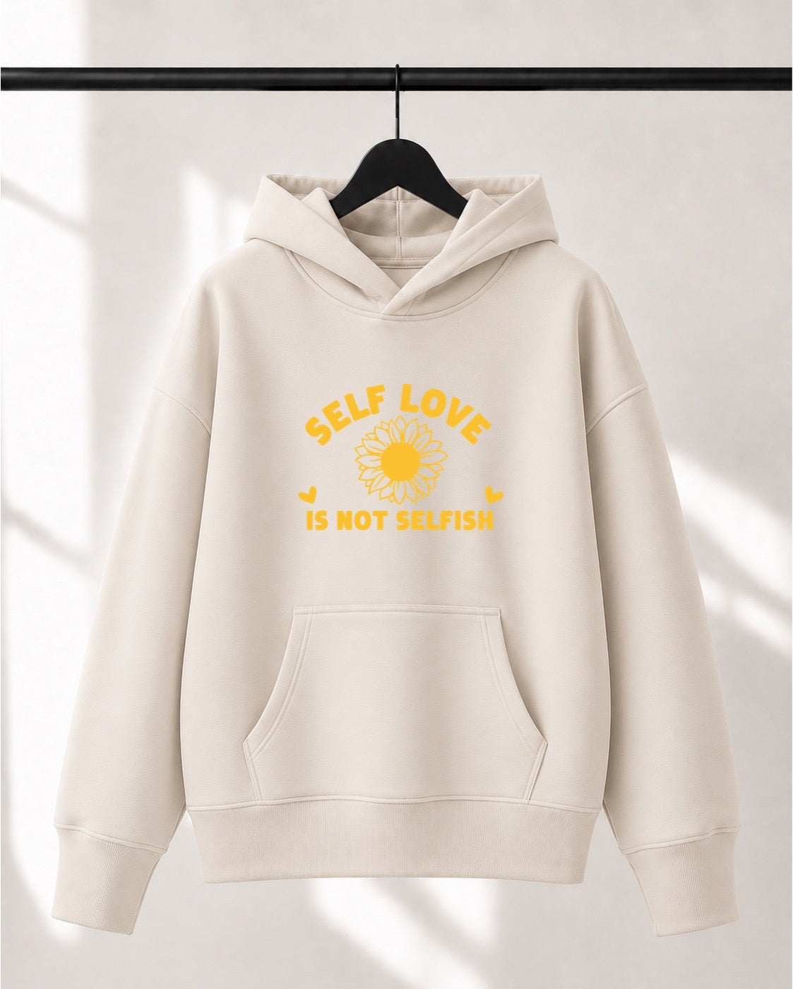 Hoodie Lusso unisexe «Self love is not selfish»