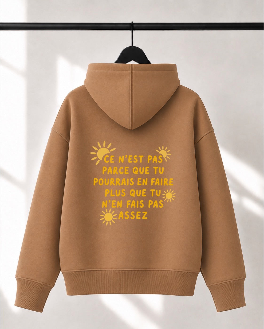 Hoodie Lusso unisexe «Suffisant»