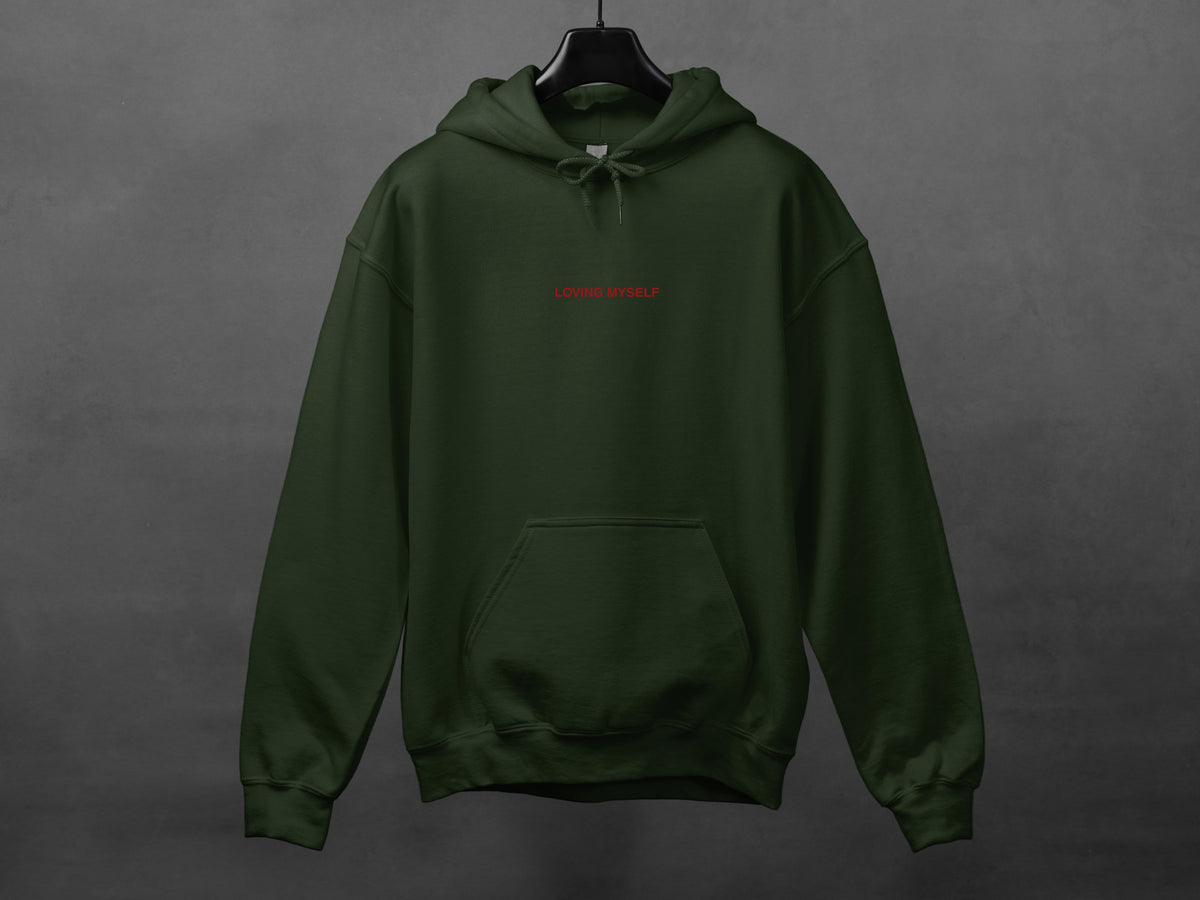 Hoodie unisexe «Loving myself to the core»