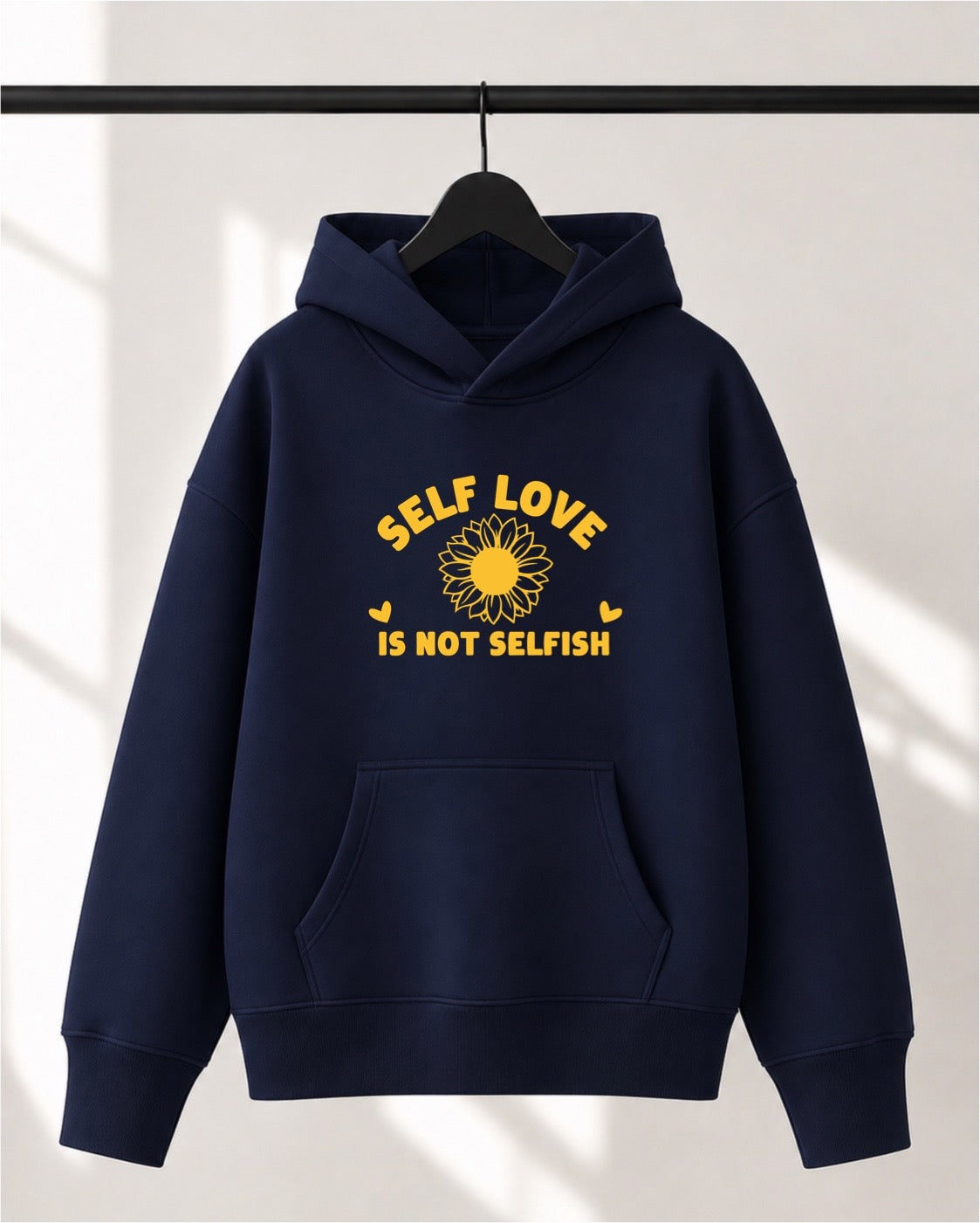 Hoodie Lusso unisexe «Self love is not selfish»