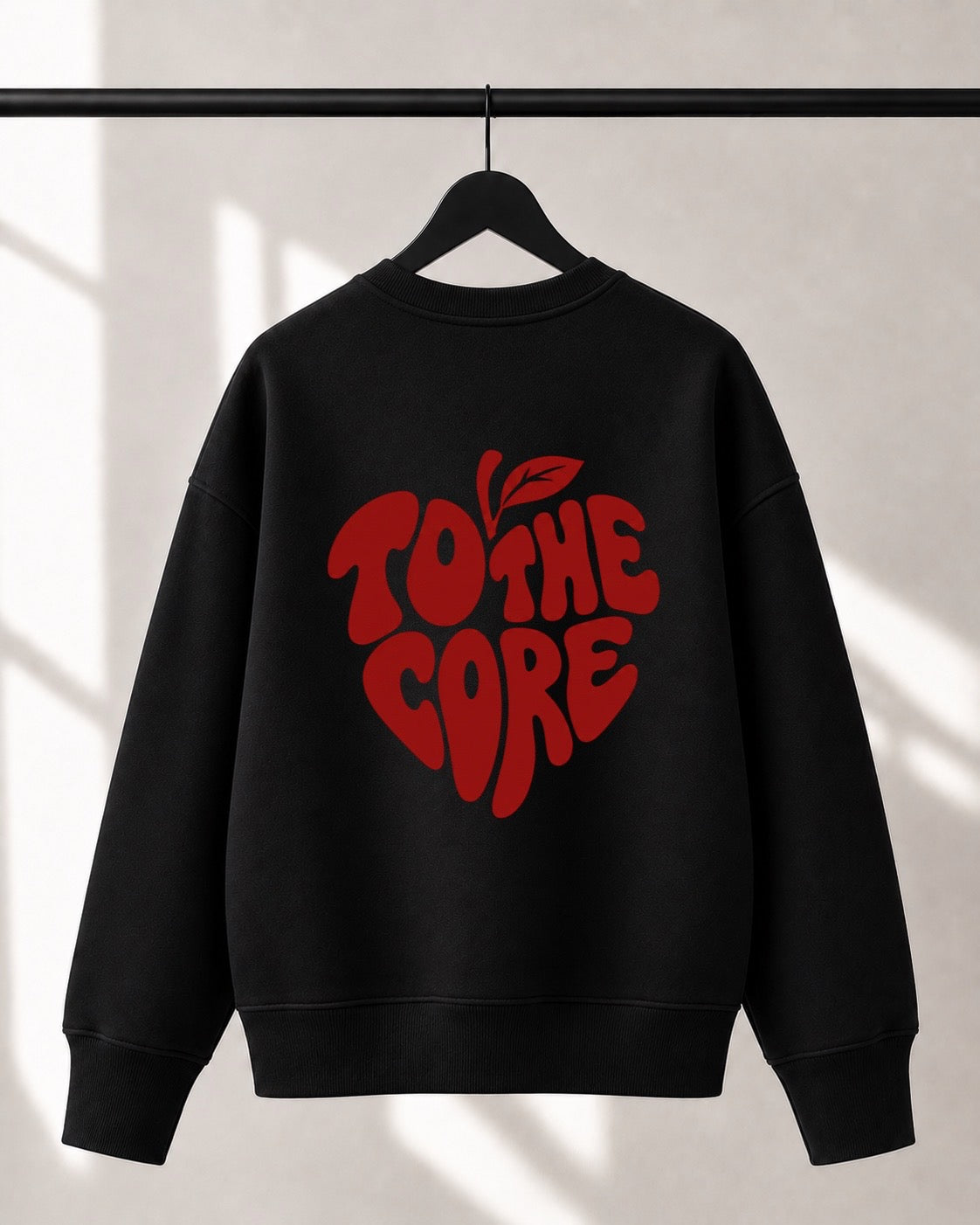Crewneck Lusso unisexe «Loving myself to the core»