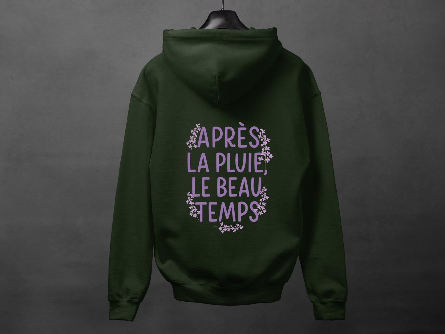 Hoodie unisexe «Après la pluie, le beau temps»