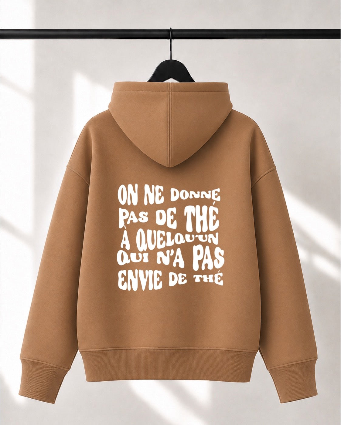 Hoodie Lusso unisexe «Consen-thé-ment»